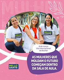 Publicação do Instagram de @colegiomellodante
